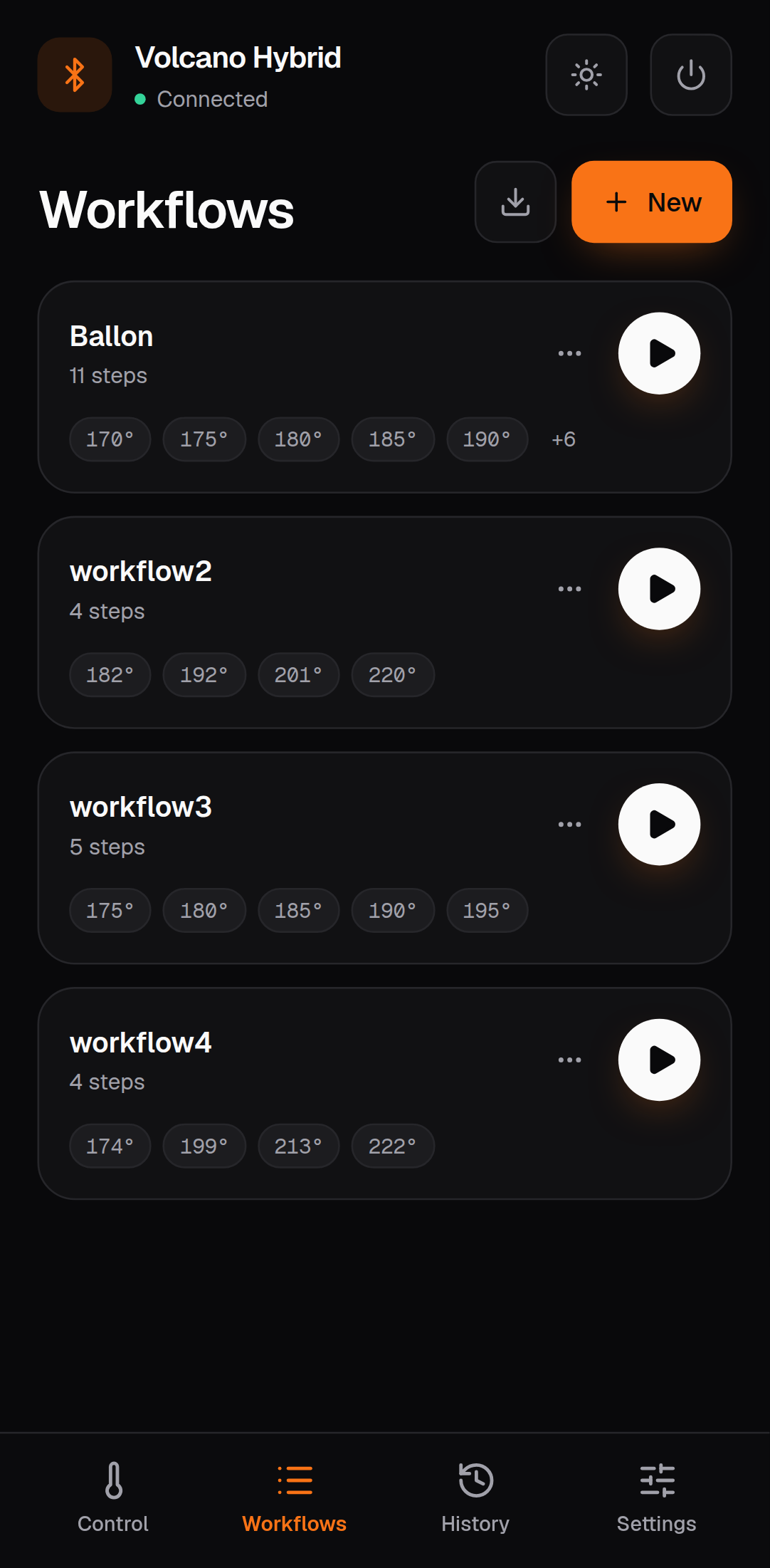 Workflows
